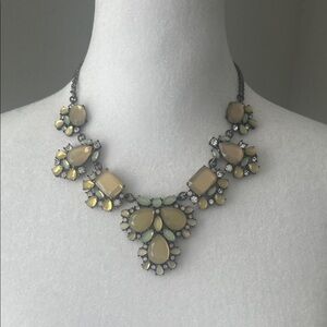 Ann Taylor LOFT Jeweled Statement Necklace